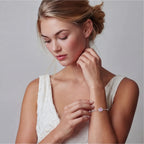 Blush Dreams Moissanite Bracelet by OROPA