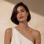 Curve Statement Necklace by OROPA
