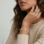 Baroque Pearl Layered Bracelet by OROPA