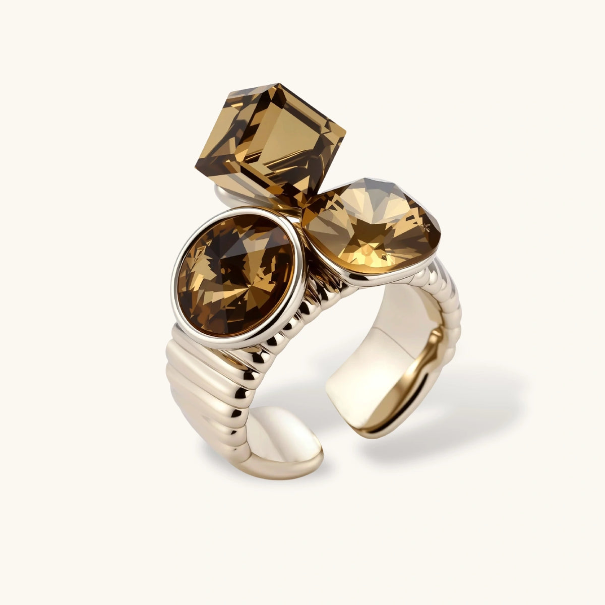 Golden Hour Statement Ring by OROPA