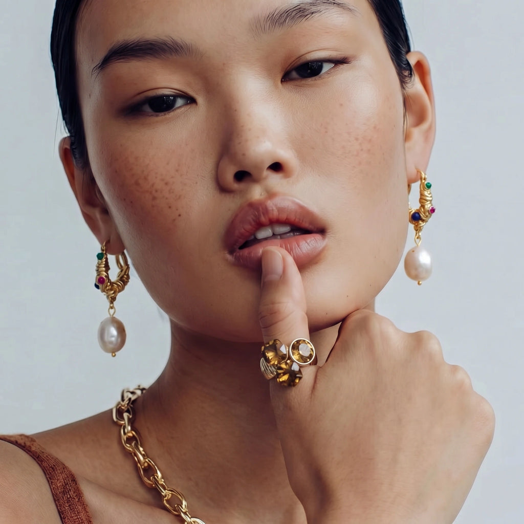 Golden Hour Statement Ring by OROPA