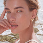 Bloom Pearl Studs by OROPA