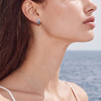 Lucky Clover Moissanite Studs