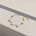 Baroque Pearl Layered Bracelet by OROPA